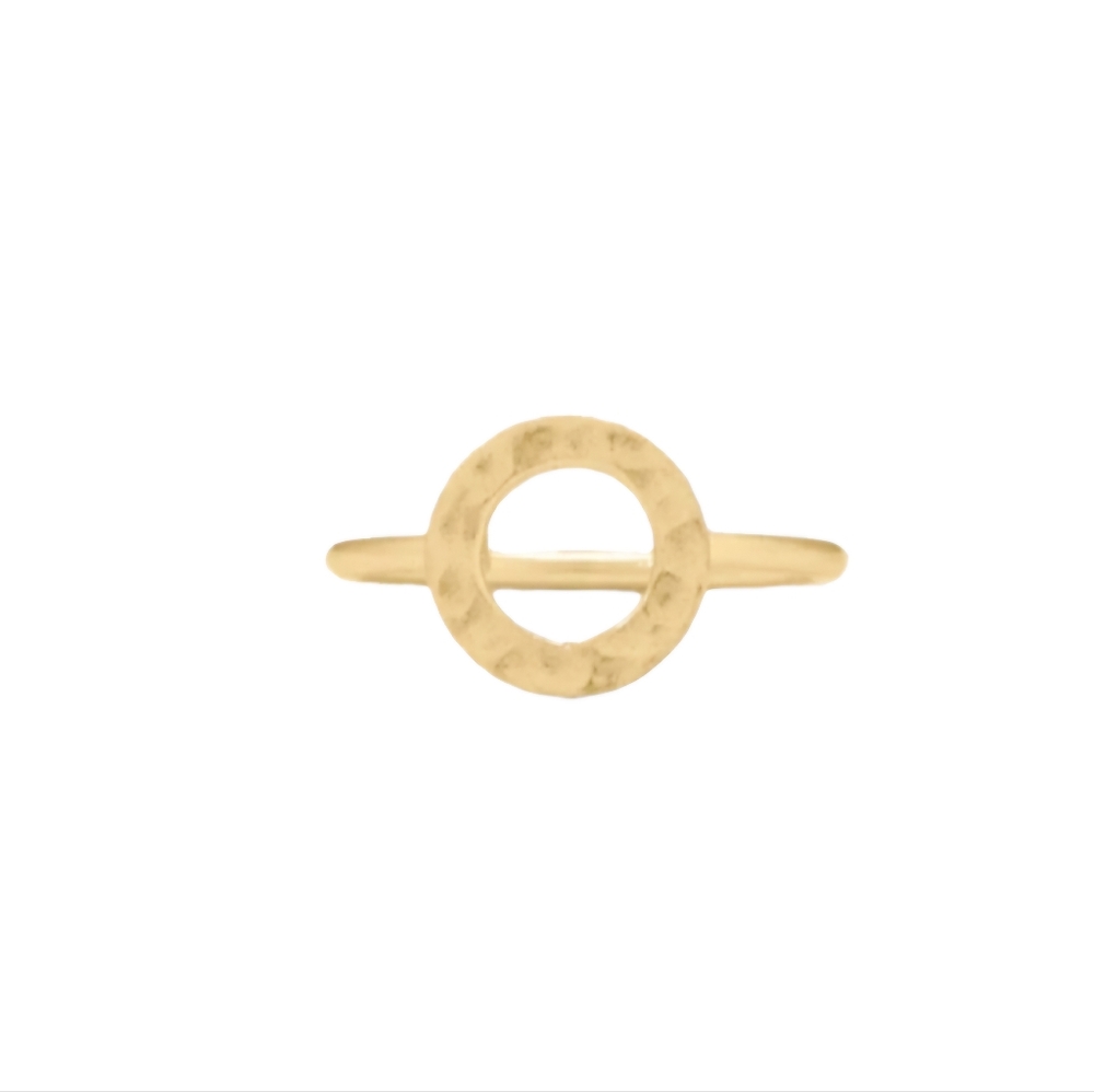 🥰 GOLDEN OPEN CIRCLE RING